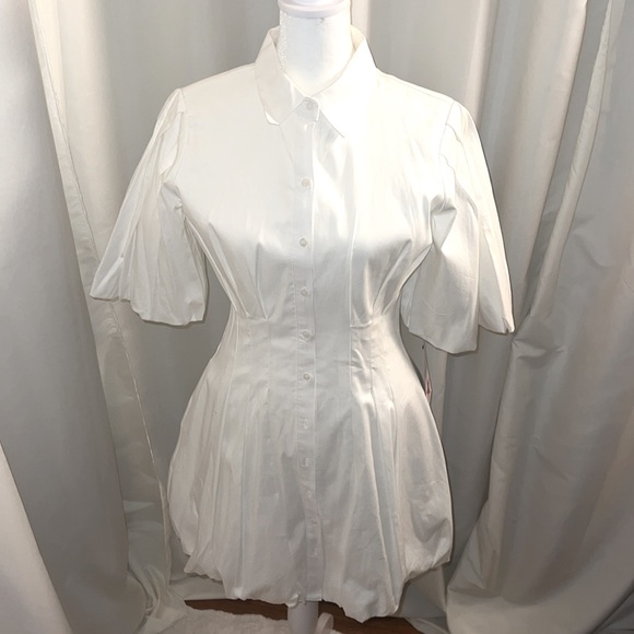 Elegant white dress - Picture 6 of 7